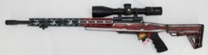 Howa HCRA70704USA Mini APC Bolt Action Rifle Package 7.62x39mm 20" 10+1 USA Flag Finish