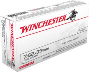 Winchester 7.62x39mm Ammunition Q3174 123 Gr Full Metal Jacket 20 rounds