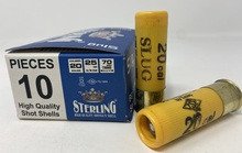 Sterling 20 Gauge Ammunition STRLG20SLUG 2-3/4" 7/8 oz Big Game Slug 10 Rounds