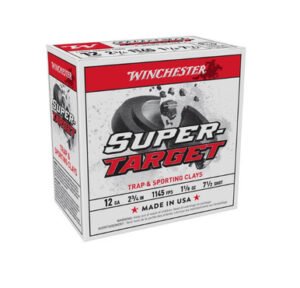 Winchester 12 Gauge Ammunition Target TRGT127 2-3/4"#7.5 Shot 1-1/8oz 1145 FPS CASE 250 rounds