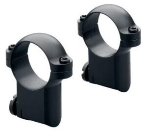 Leupold 2-Piece Solid Steel Ringmounts - Ruger No. 1 & 77/22 1" High Matte Black