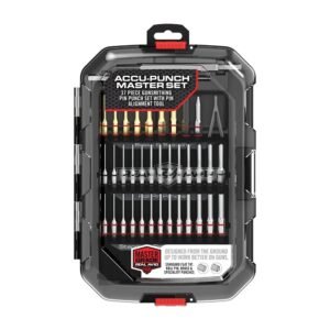 Real Avid Accu-Punch Master Set 37-piece Pin Punch Set with Alignment Tool