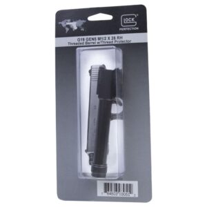 Glock Factory 19/19x/45 Gen5 Handgun Barrel RH 9mm Luger 1/2x28 Threaded Black