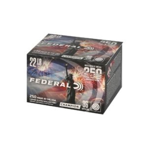 Federal Champion Rimfire Ammunition .22 LR 36gr CPHP 1260fps 250/ct