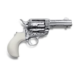 Cimarron Firearms Huckleberry Handgun .45 Colt 6rd Capacity 3.5" Barrel Nickel Finish Poly Ivory Grip