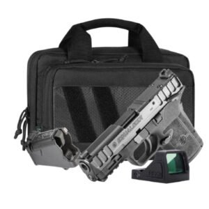 S&W Equalizer Carry On Bundle 9mm Luger 10rd(1)13rd(1)&15rd(1) Magazines 3.67" Barrel Thumb Safety Savior Bag RFX11 Green Dot