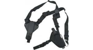 Uncle Mike's Plain Black Nylon Shoulder Holster 8700 AM#0