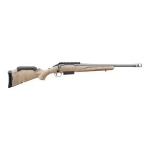 Ruger American Rifle Gen II Ranch .450 Bushmaster 3rd Magazine 16.1" 11/16x24 Threaded Barrel FDE Splatter Stock