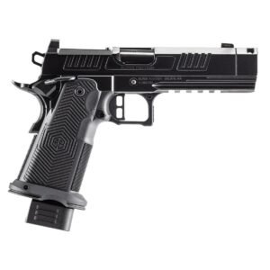 Alpha Foxtrot AF1911-ROMULUS Handgun 9mm Luger 20rd Magazines(5) 4.25'' Threaded Comp Barrel Black polished DLC