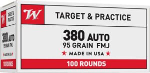 WIN 380 95GR USA FMJ 100RD
