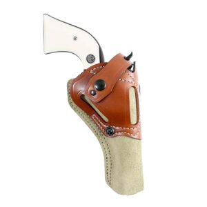 Desantis The Wild Hog OWB Holster Ruger Wrangler 4-5/8" Natural Ambi