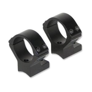 Talley Lightweight Alloy Scope Mounts - Black Anodized - 30mm - Medium Thompson Center Venture Stevens 200 Stiller Predator Ruger American (SA) S
