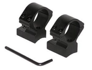 Talley Lightweight Alloy Scope Mounts - Black Anodized - 1" - Medium Winchester 70 (.860) Std. Cal. & Short Mag.